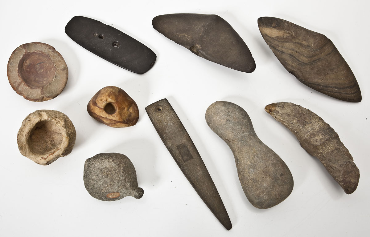 10 Native American Stone Tools ($2,500)