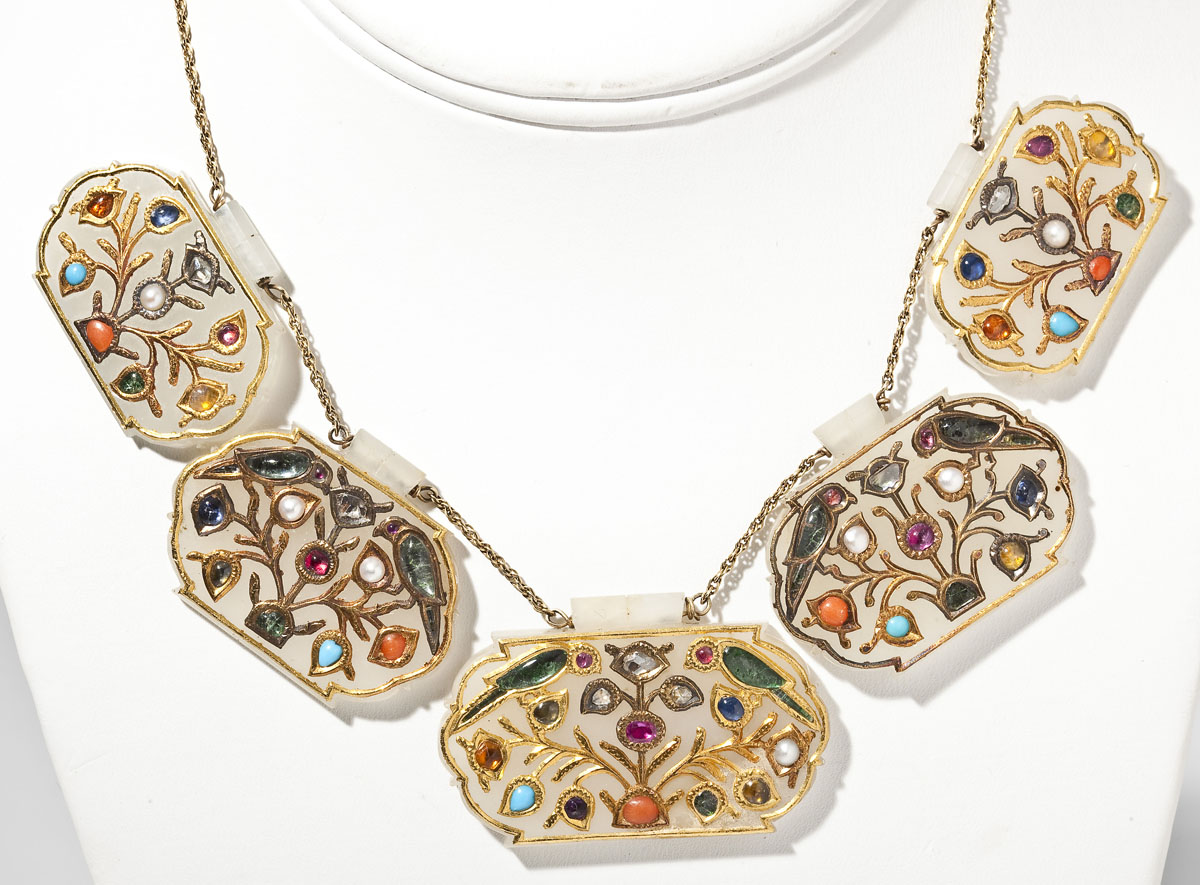 Chalcedony & Gemstone Necklace ($8,500)