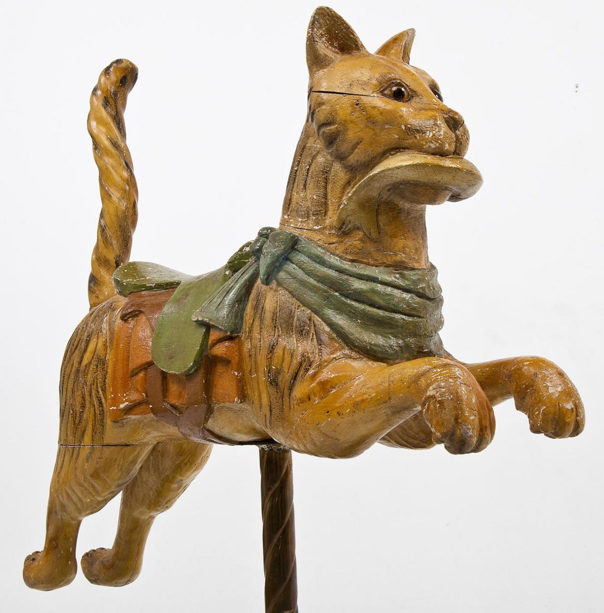 Dentzel Style Carousel Cat ($1,000-2,000)