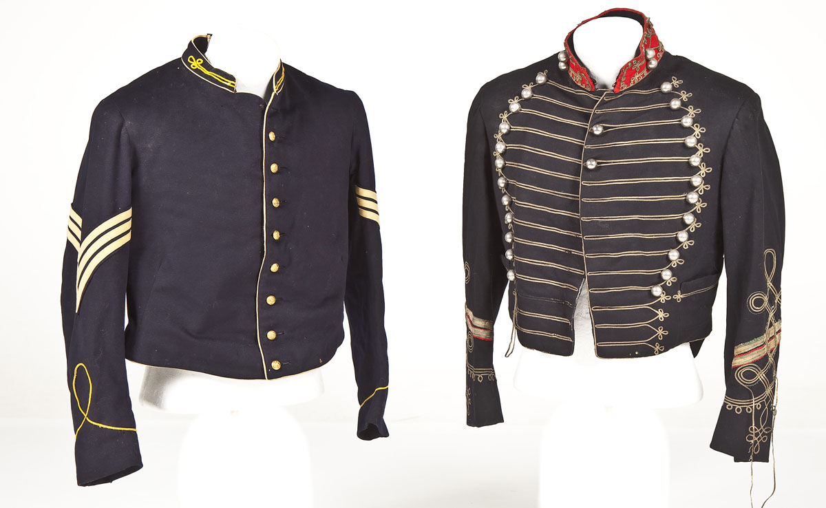 Indian Wars and Spanish American War Cavalry Jackets